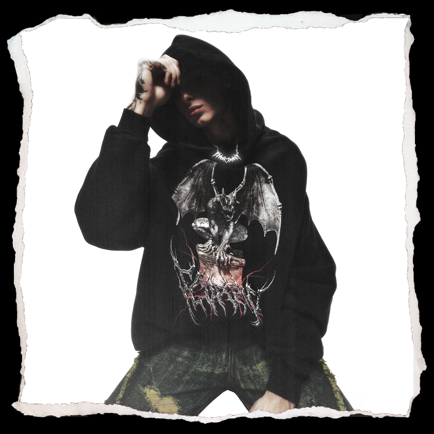 GARGOYLE OVERSIZED HOODIE